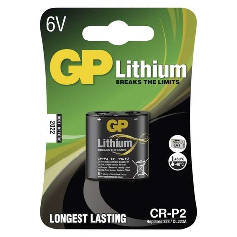 Batéria GP Lithium CR-P2 6V