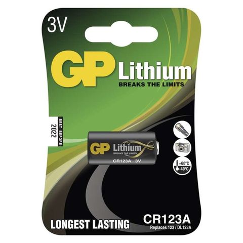 Batéria GP Lithium CR123A 3V