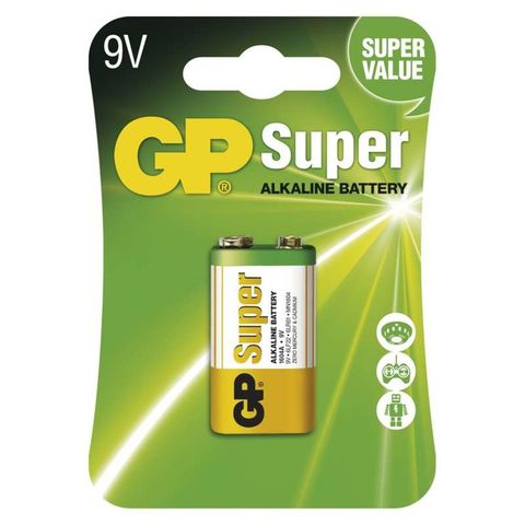 Batéria GP Super Alkaline 9V 6LF22 alkalická