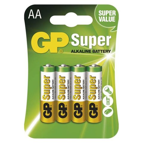 Batéria GP Super Alkaline AA LR6 4pack alkalická