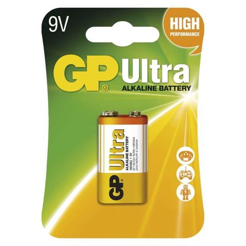 Batéria GP Ultra Alkaline 9V 6LF22 alkalická