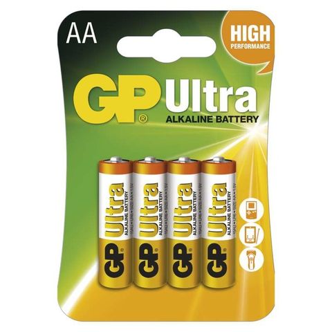 Batéria GP Ultra Alkaline AA LR6 4pack alkalická