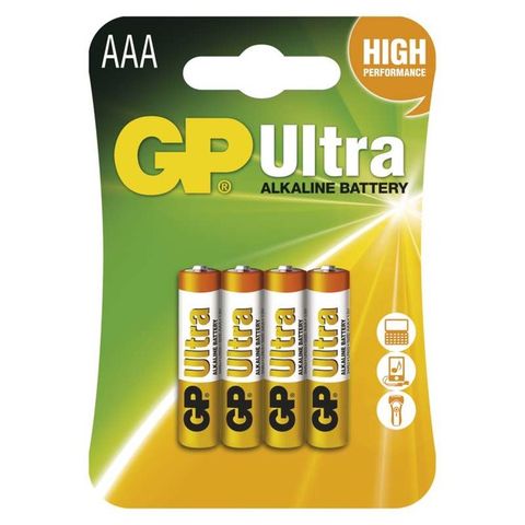 Batéria GP Ultra Alkaline AAA LR03 4pack alkalická