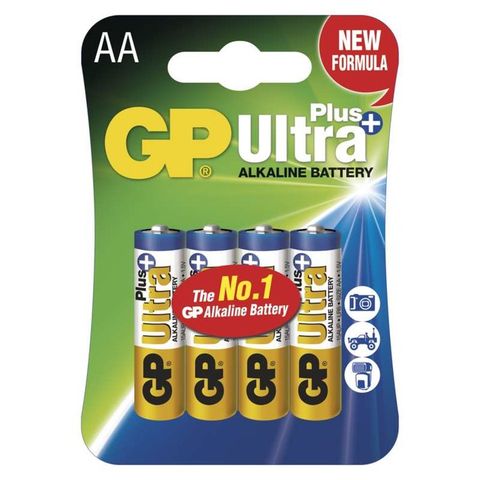Batéria GP Ultra Plus Alkaline AA LR6 4pack alkalická