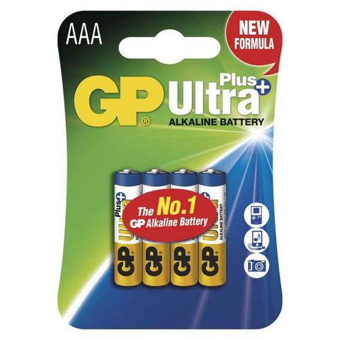 Batéria GP Ultra Plus Alkaline AAA LR03 4pack alkalická